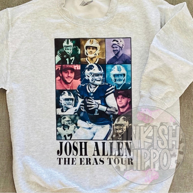 Josh hot Allen Embroidered Crew Neck