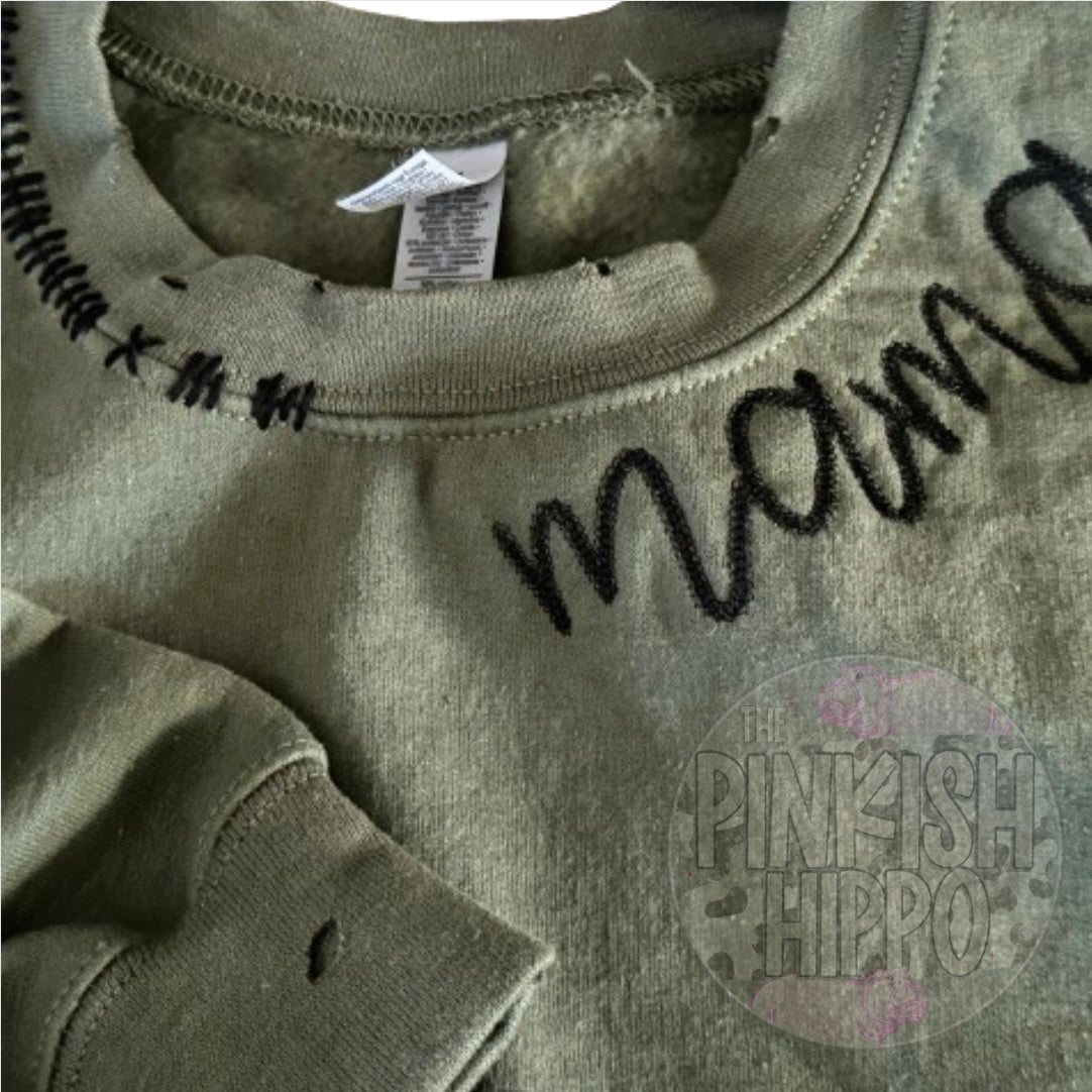 Distressed Mama Crew