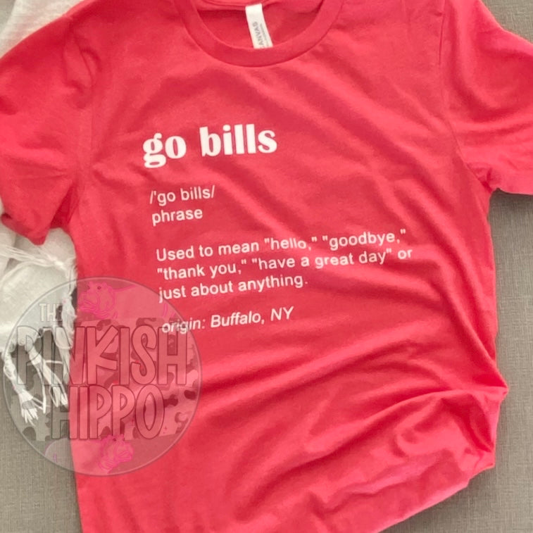 Bills Phrase Tee