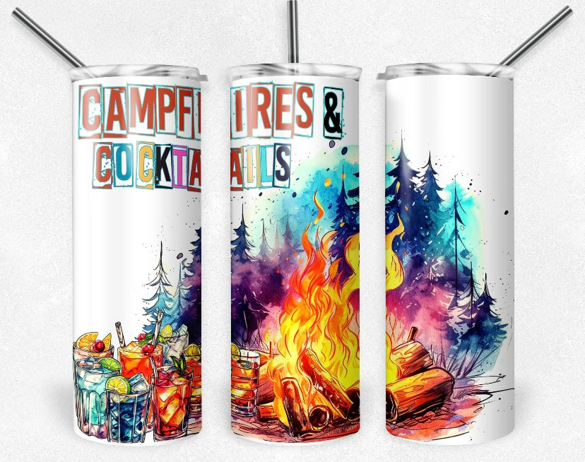 Campfires & Cocktails Tumbler