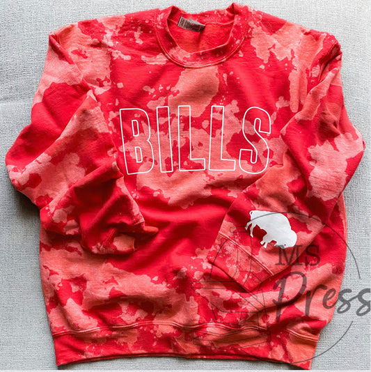 Bills Bleach Splatter